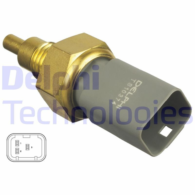 TS10374 Delphi Sensor temperatura refrigerante