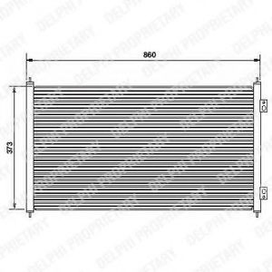 Radiador de aire acondicionado Ford Transit  (2006-2014)