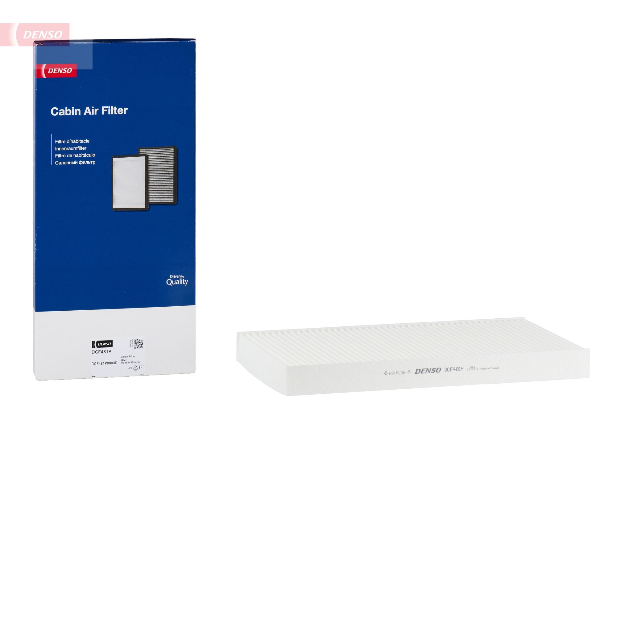 Comprar DCF481P Denso Filtro de aire del habitáculo
