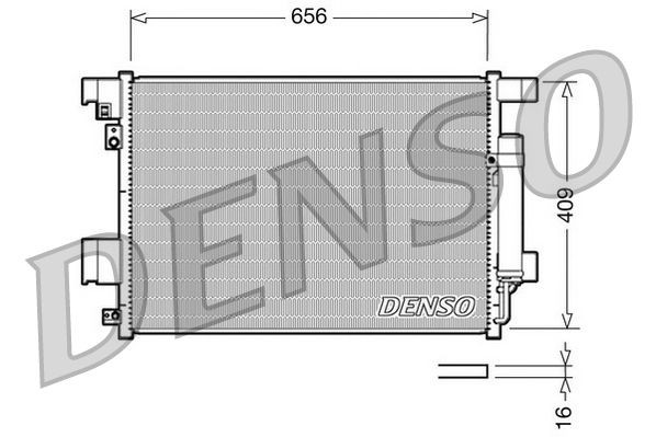 DCN21001 Denso Radiador de aire acondicionado