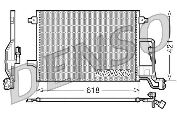 DCN32018 Denso Radiador de aire acondicionado
