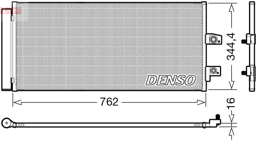 DCN33016 Denso Radiador de aire acondicionado