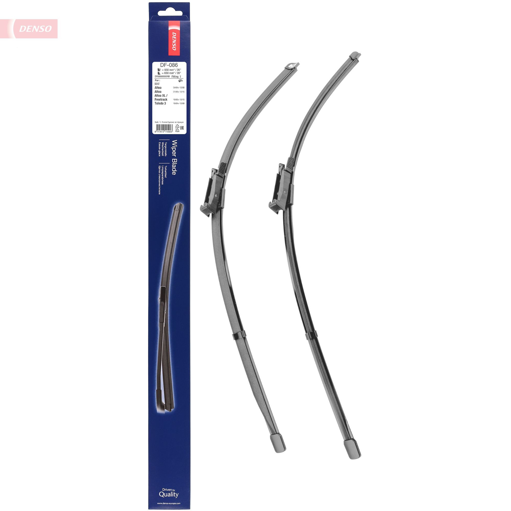 Escobilla del limpiaparabrisas del lado del conductor Denso DF086 precio, desde 28,60 EUR