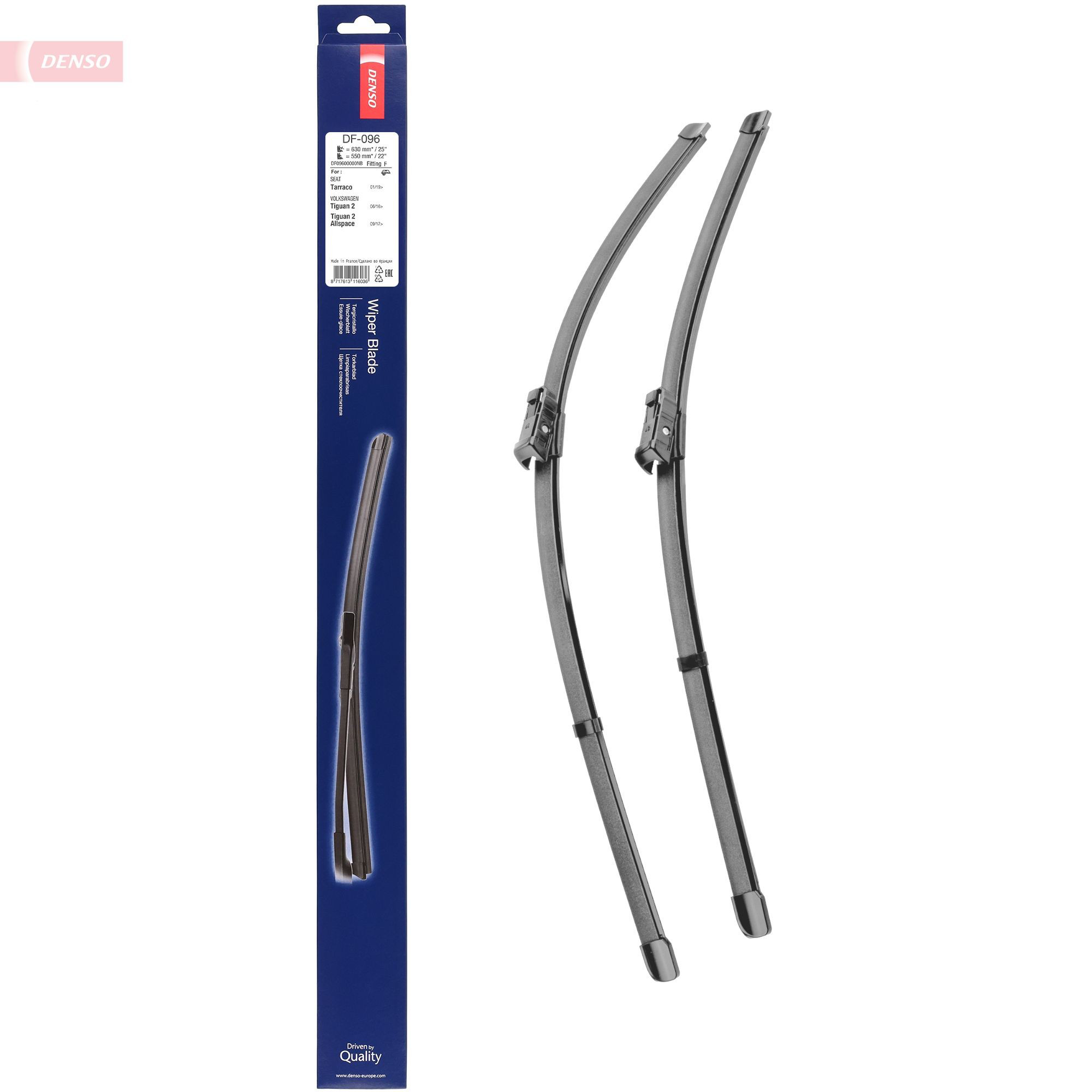Escobillas delanteras Denso DF096 precio, desde 21,99 EUR