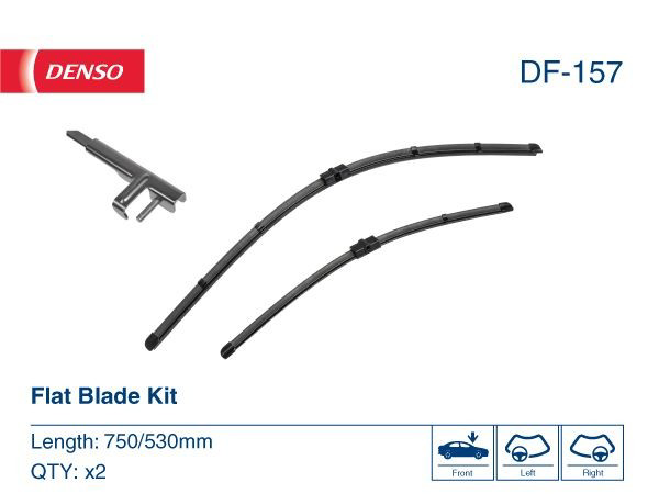Comprar DF157 Denso Juego de escobillas de luna delantera, 2 piezas