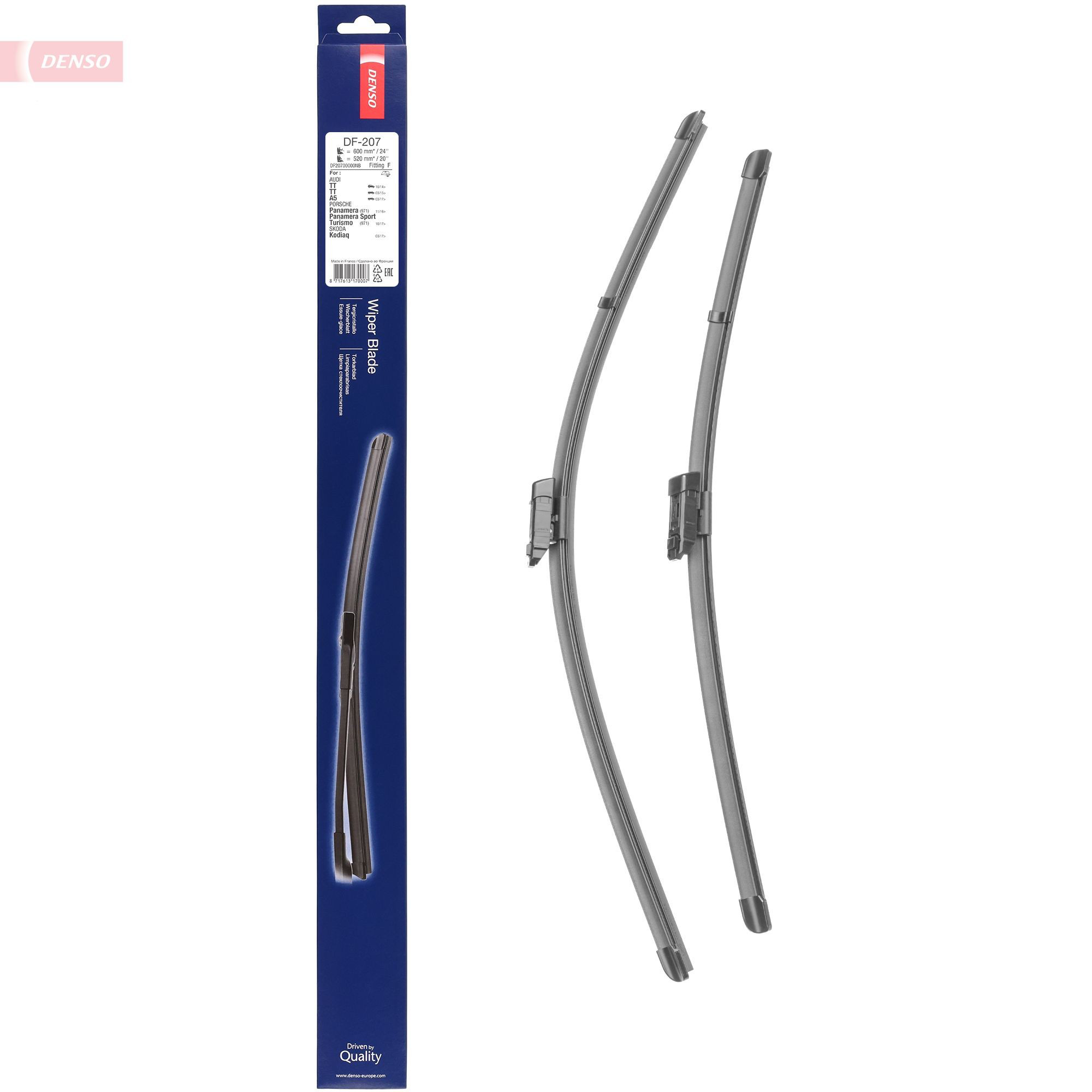 Escobilla del limpiaparabrisas del lado del conductor Denso DF207 precio, desde 65,18 EUR