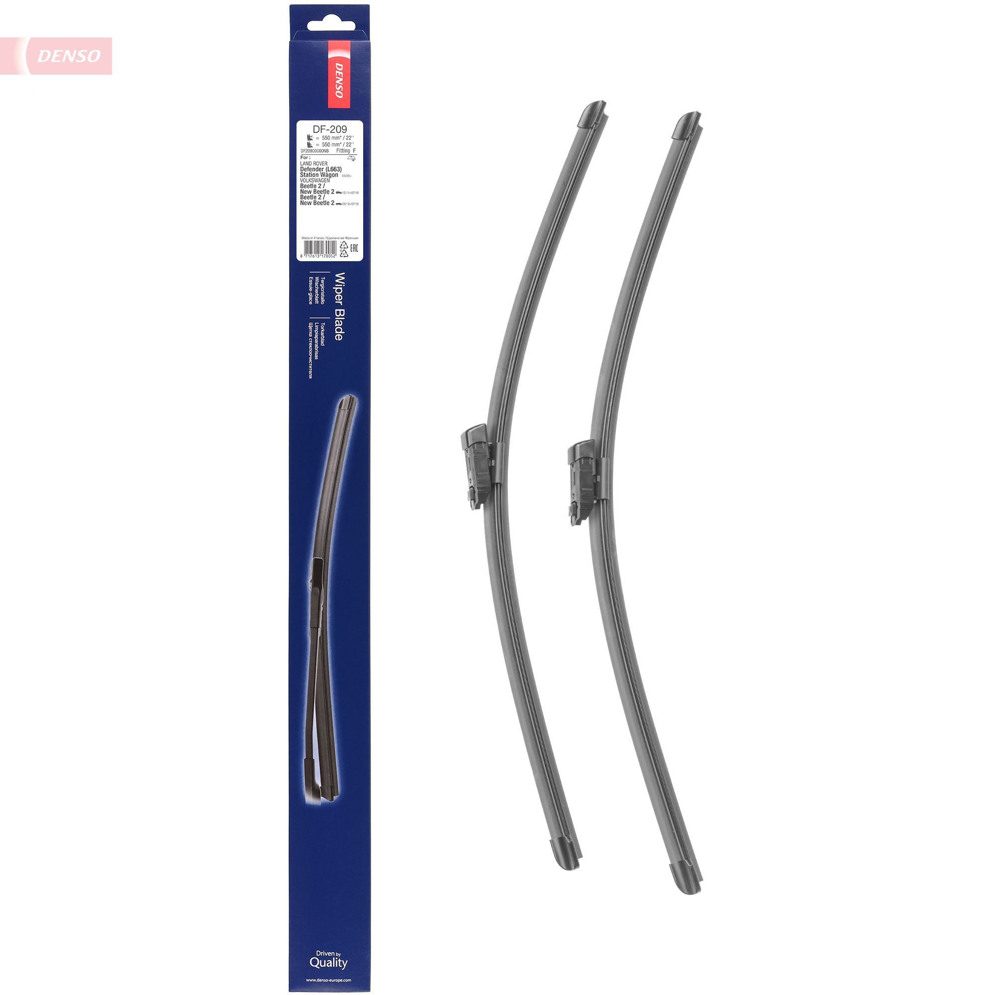 Escobilla del limpiaparabrisas del lado del conductor Denso DF209 precio, desde 29,60 EUR