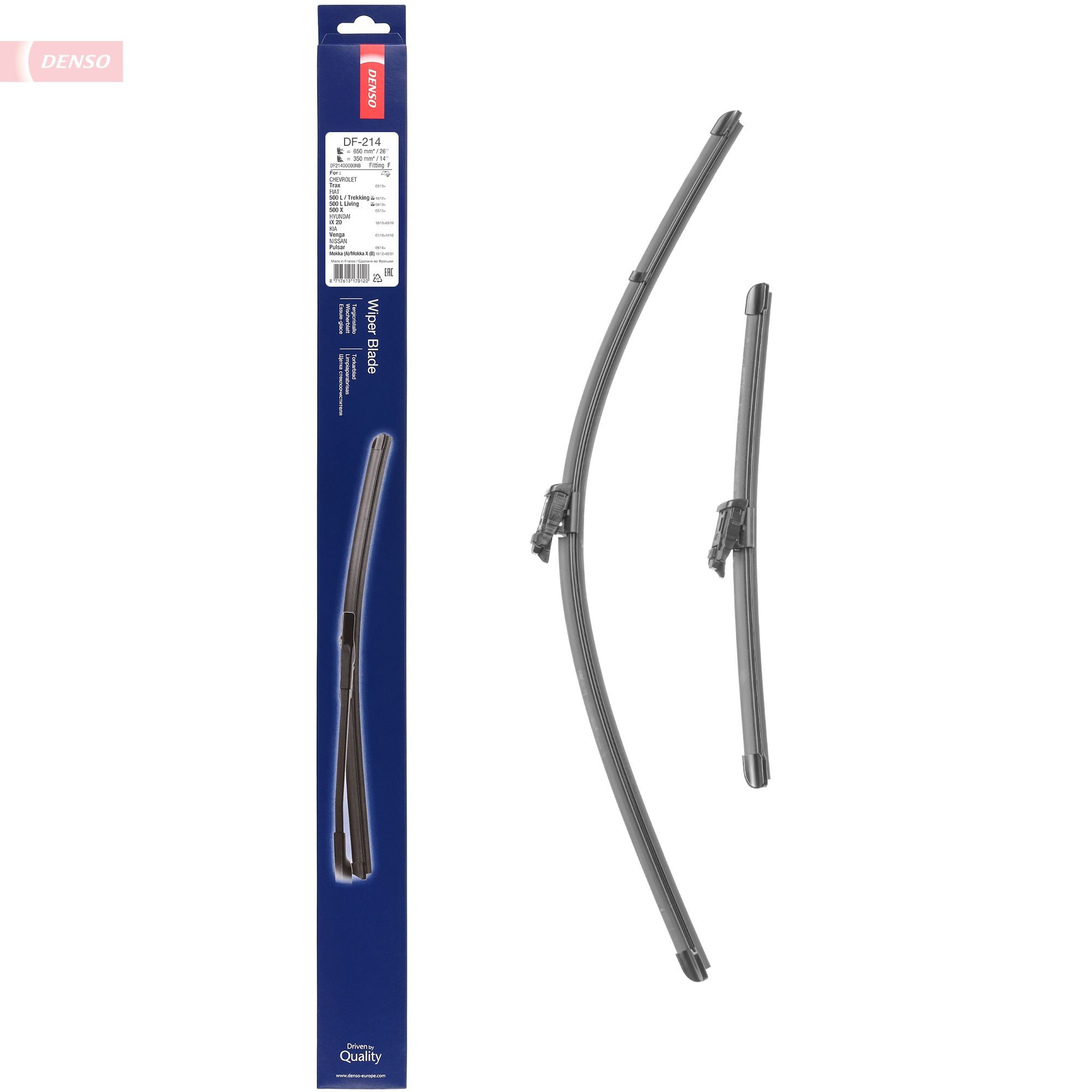 Escobilla del limpiaparabrisas del lado del conductor Denso DF214 precio, desde 23,47 EUR