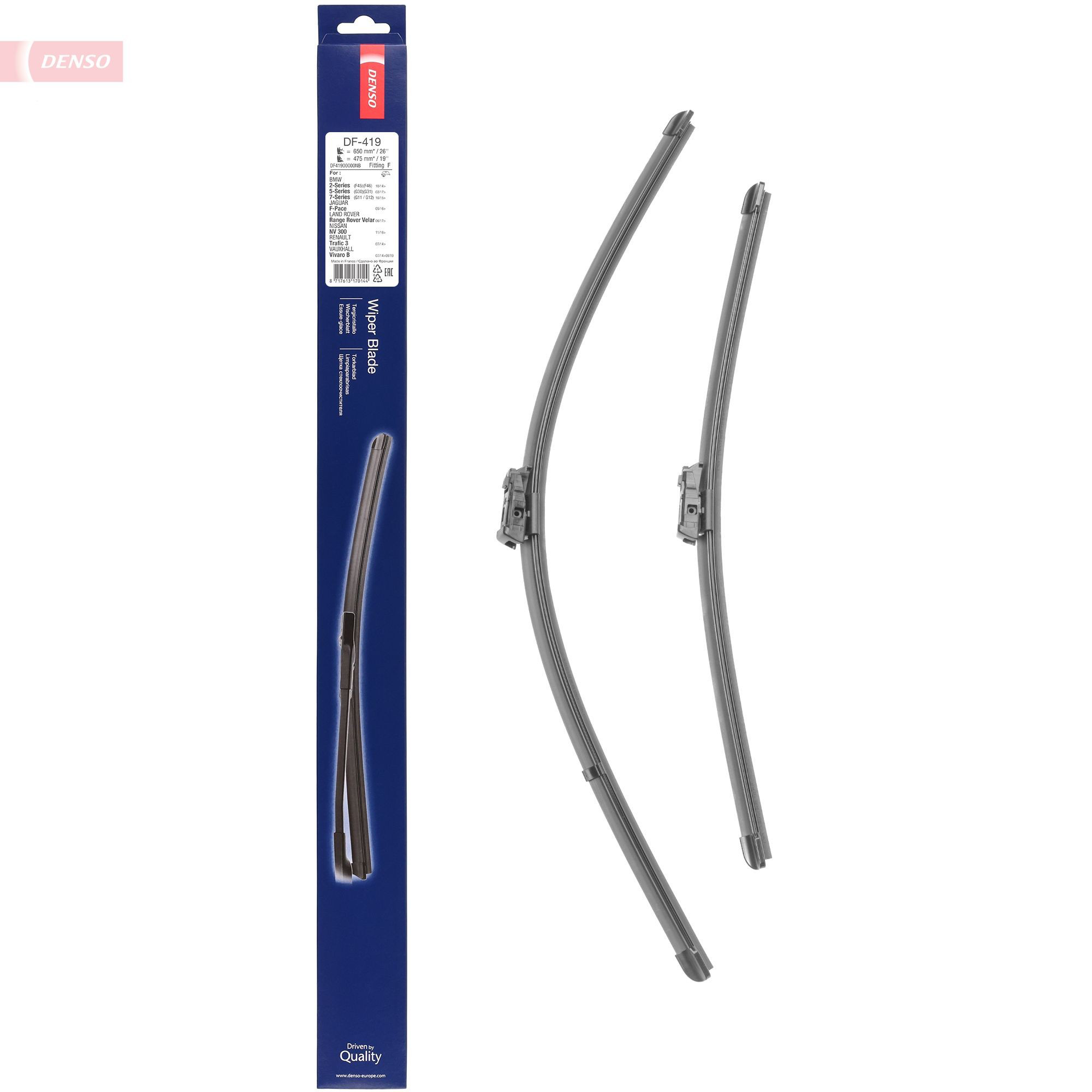 Escobillas delanteras Denso DF419 precio, desde 22,73 EUR