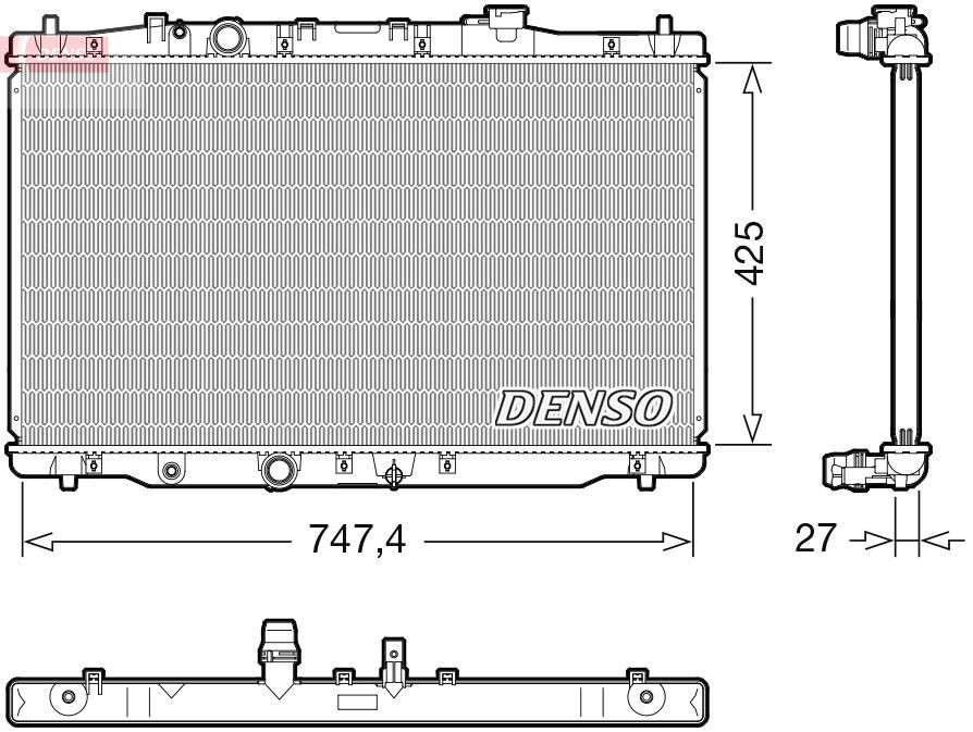 DRM40054 Denso Refrigeración del motor