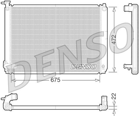 DRM51010 Denso Refrigeración del motor