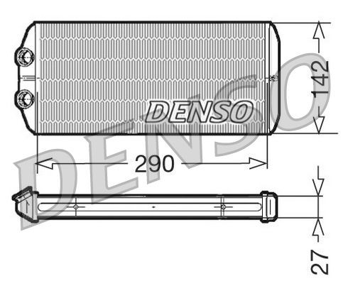 DRR07005 Denso Radiador interior