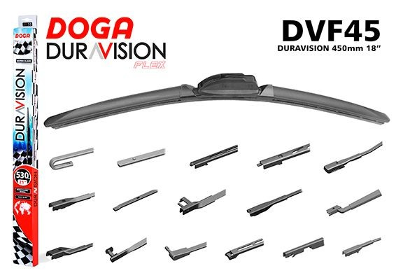 DVF45 Doga Escobillas de limpiaparabrisas delanteras
