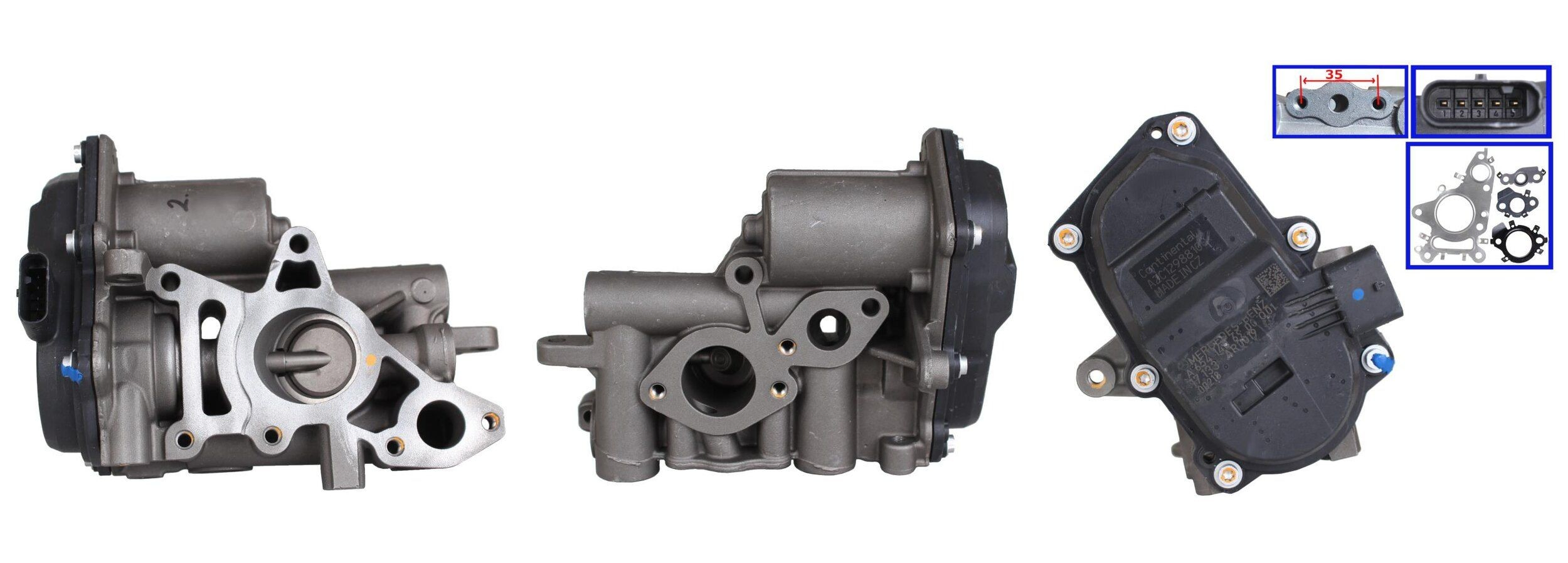 Válvula EGR para Mercedes ML/GLE  W167