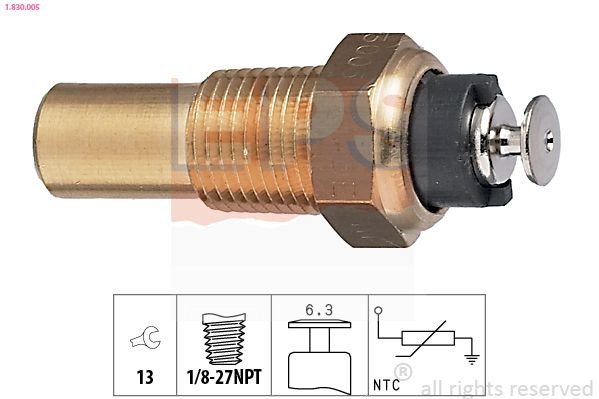 1830005 EPS Sensor temperatura refrigerante