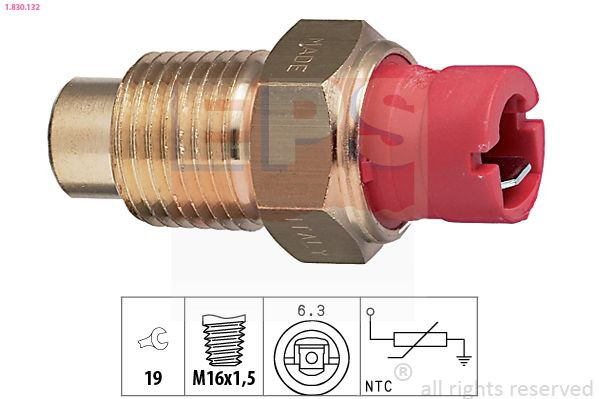 Sensor de temperatura del refrigerante del tablero TM106 GAZ