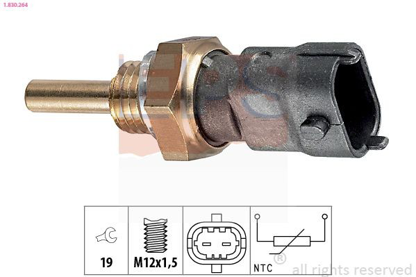 Sensor de temperatura 55203964 Chrysler