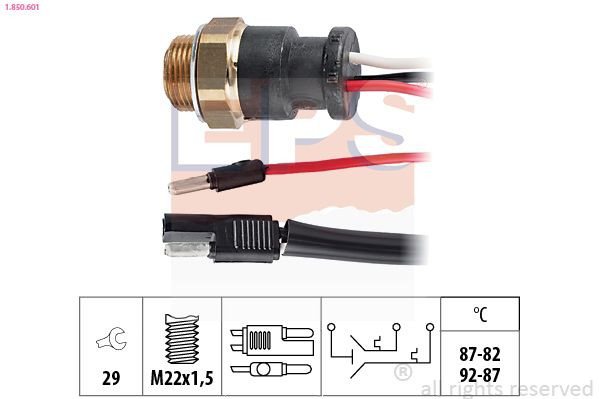 Sensor de temperatura  Fiat Ducato I furgoneta (290) (1989 - 1994) precio, desde 19,77 EUR
