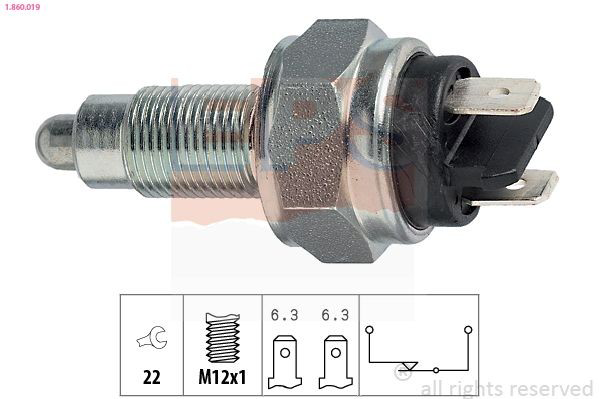 Interruptor piloto de marcha atrás Fiat Ducato I furgoneta (280) (1982 - 1990) precio, desde 11,14 EUR