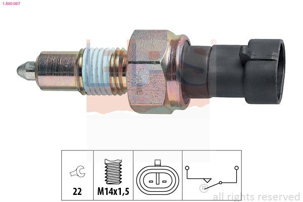 Interruptor de marcha atras para Fiat Palio  178DX