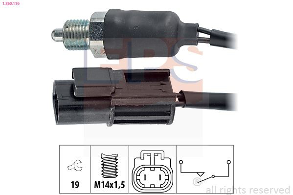 1860116 EPS Interruptor de marcha atras