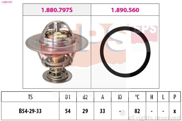 Termostato Lancia Delta I hatchback (831AB0) (1982 - 1993) precio, desde 13,24 EUR