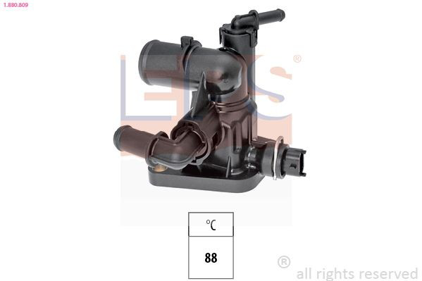 Caja de termostato 55233327 Chrysler