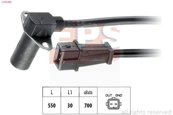 1953002 EPS Sensor de posición del cigüeñal