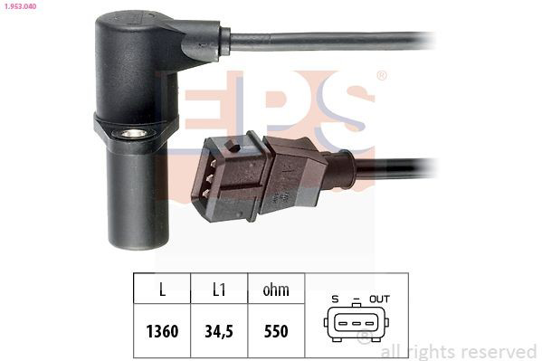 Generador de impulsos, cigüeñal  Opel 1238364 precio, desde 49,39 EUR
