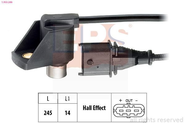 Sensor de árbol de levas 9118140 General Motors