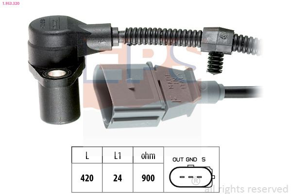 1953320 EPS Sensor de posición del cigüeñal