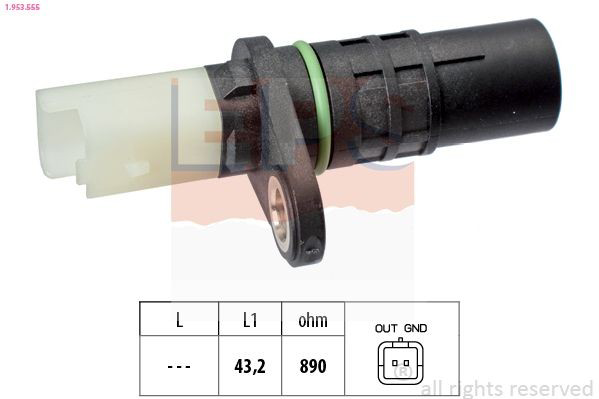  Sensor de cigüeñal Nissan X-Trail 