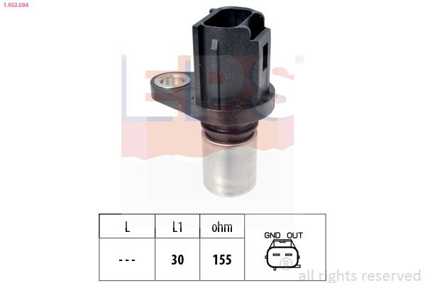Sensor de posición del cigüeñal para Land Rover Freelander II L359
