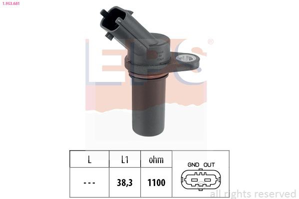 Sensor de posición del cigüeñal para Iveco Daily IV 