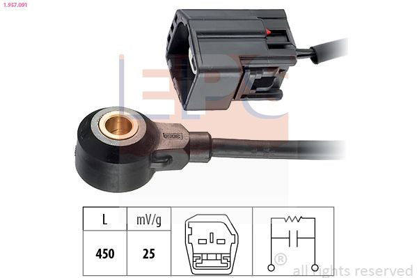 Sensor de detonación para Ford Fiesta Mk6 CB1