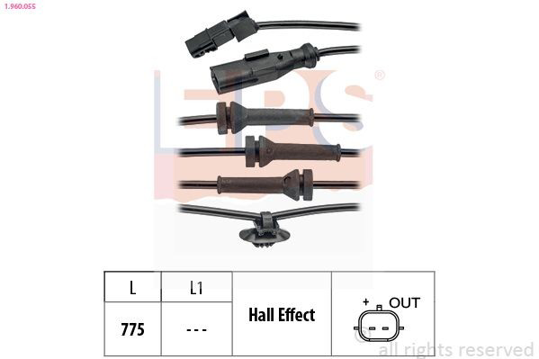 Sensor ABS P701187 Prexaparts