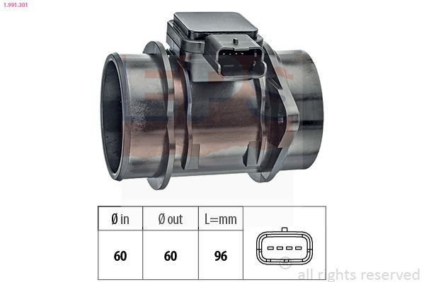 Medidor de flujo de aire Ford Fiesta VAN furgoneta (2003 - 2009) precio, desde 78,18 EUR