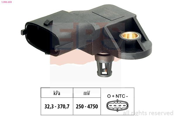 Sensor, presión colector de admisión  Honda 37830RZ0G12 precio, desde 34,11 EUR