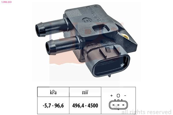 Sensor, presión gas de escape Magneti Marelli SPS018