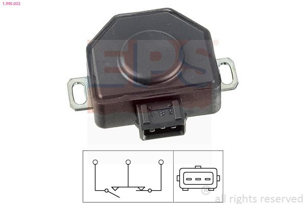 3342412 Volvo Sensor de posición del acelerador