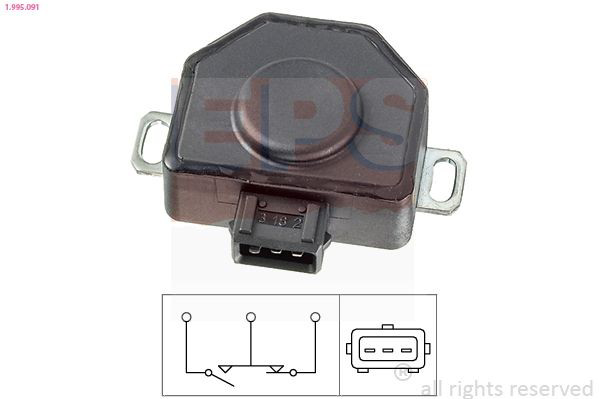 1995091 EPS Sensor de posición del acelerador