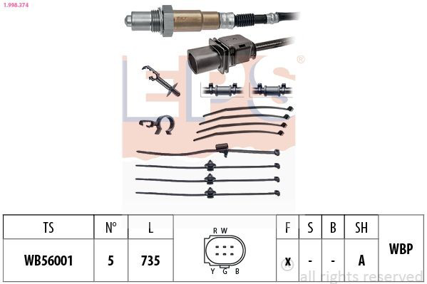 Comprar 135300 Huco Sensor de oxígeno previo al catalizador