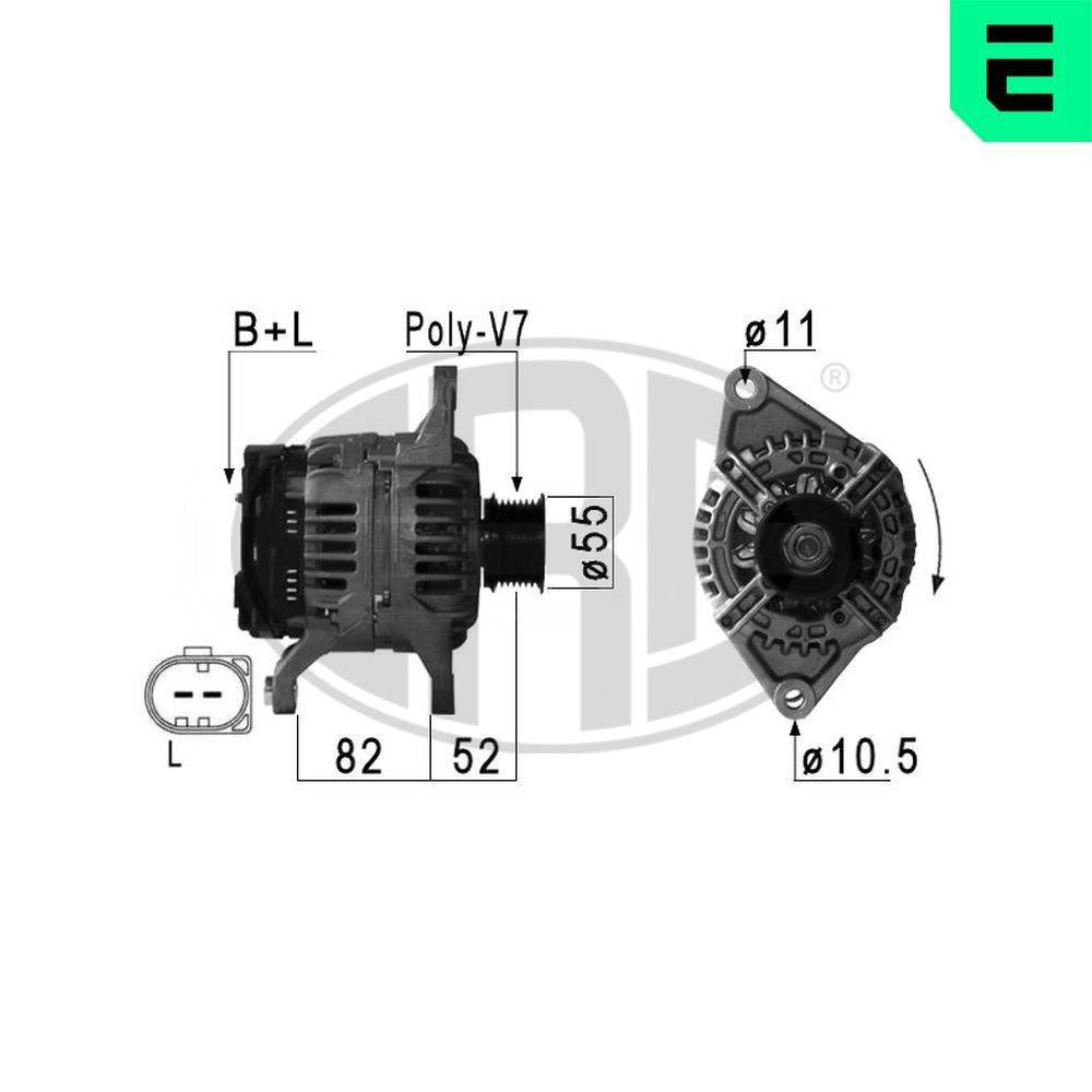 Alternador 210886A ERA