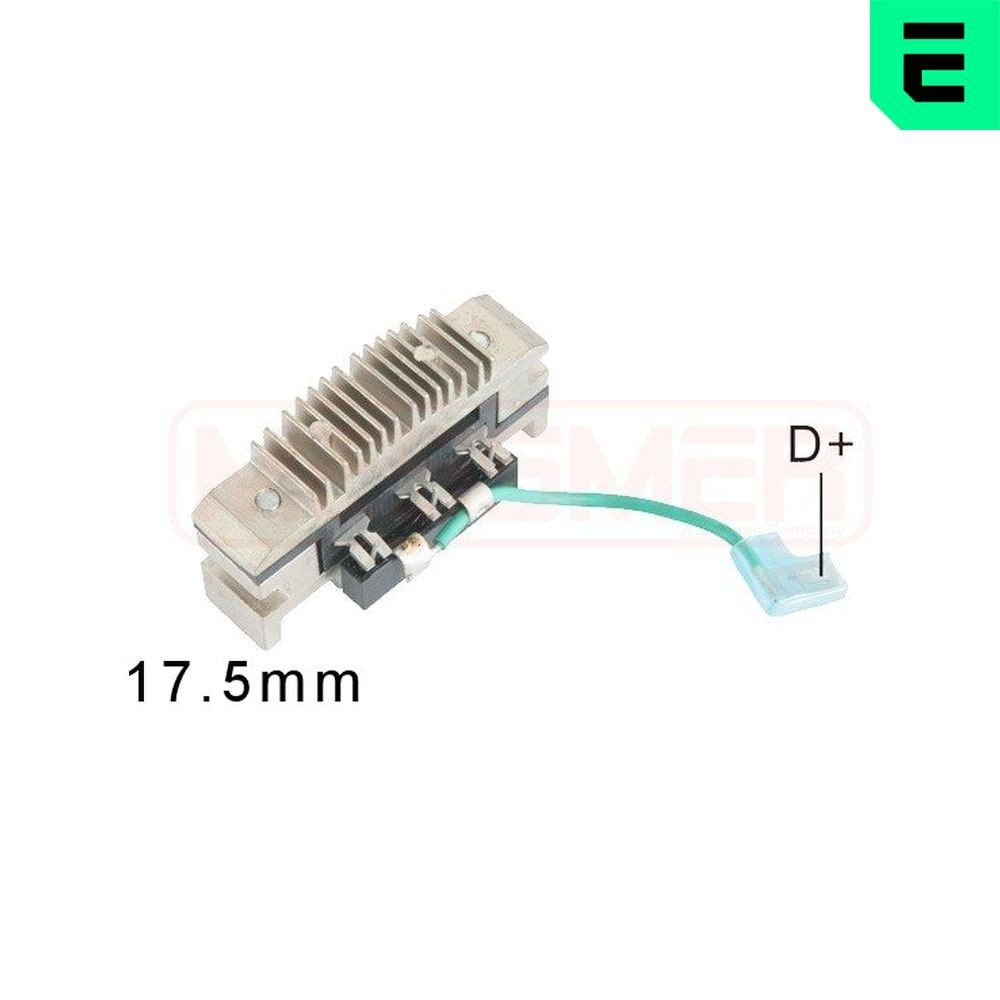 Puente de diodos, alternador para Opel Kadett E 35, 36, 45, 46