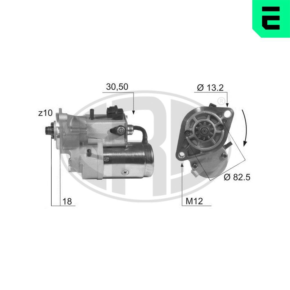 Motor de arranque 220361A ERA