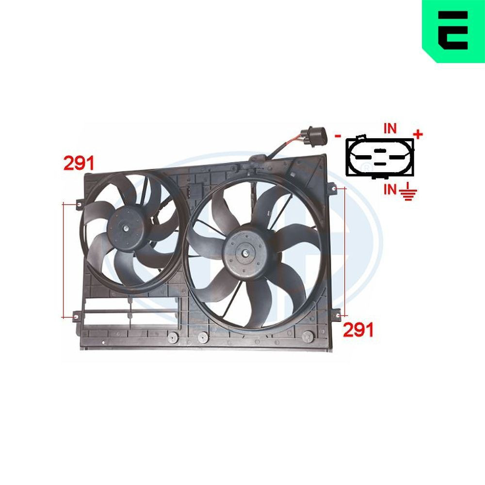 352035 ERA Electroventilador del motor