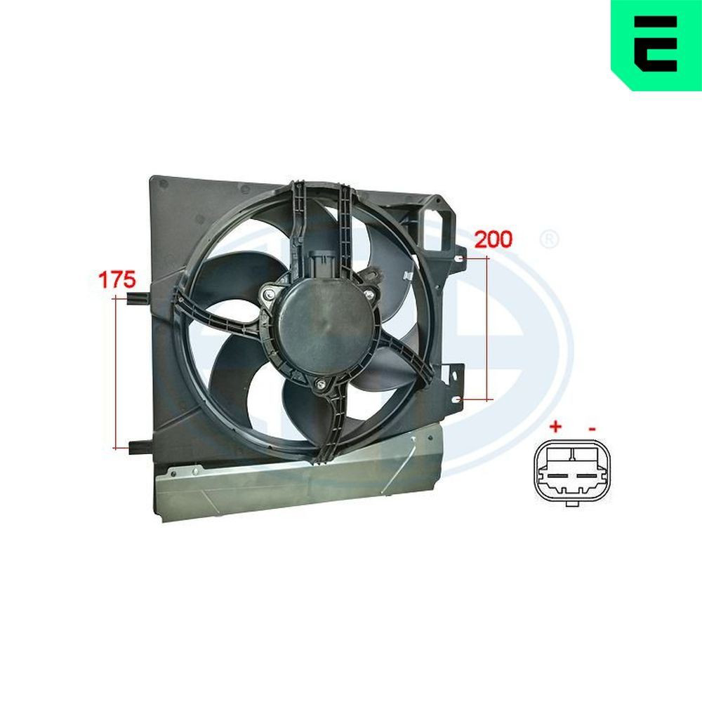352057 ERA Ventilador de refrigeración del motor