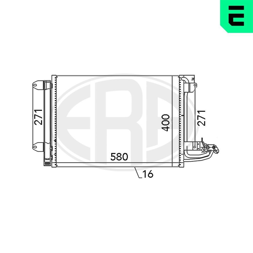 Comprar 667003 ERA Condensador de aire acondicionado
