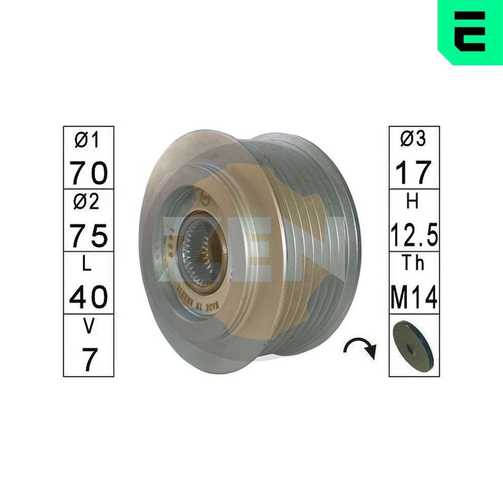 Comprar ZN5591 ERA Rueda libre del alternador