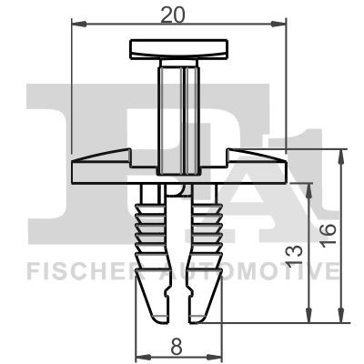 Comprar 9648975680 Renault (RVI) Clip de fijación del guardabarros delantero